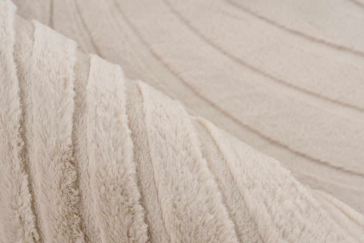 FLACHWEBETEPPICH 120/170 cm Beige rechteckig  - Beige, Basics, Textil (120/170cm) - Kayoom