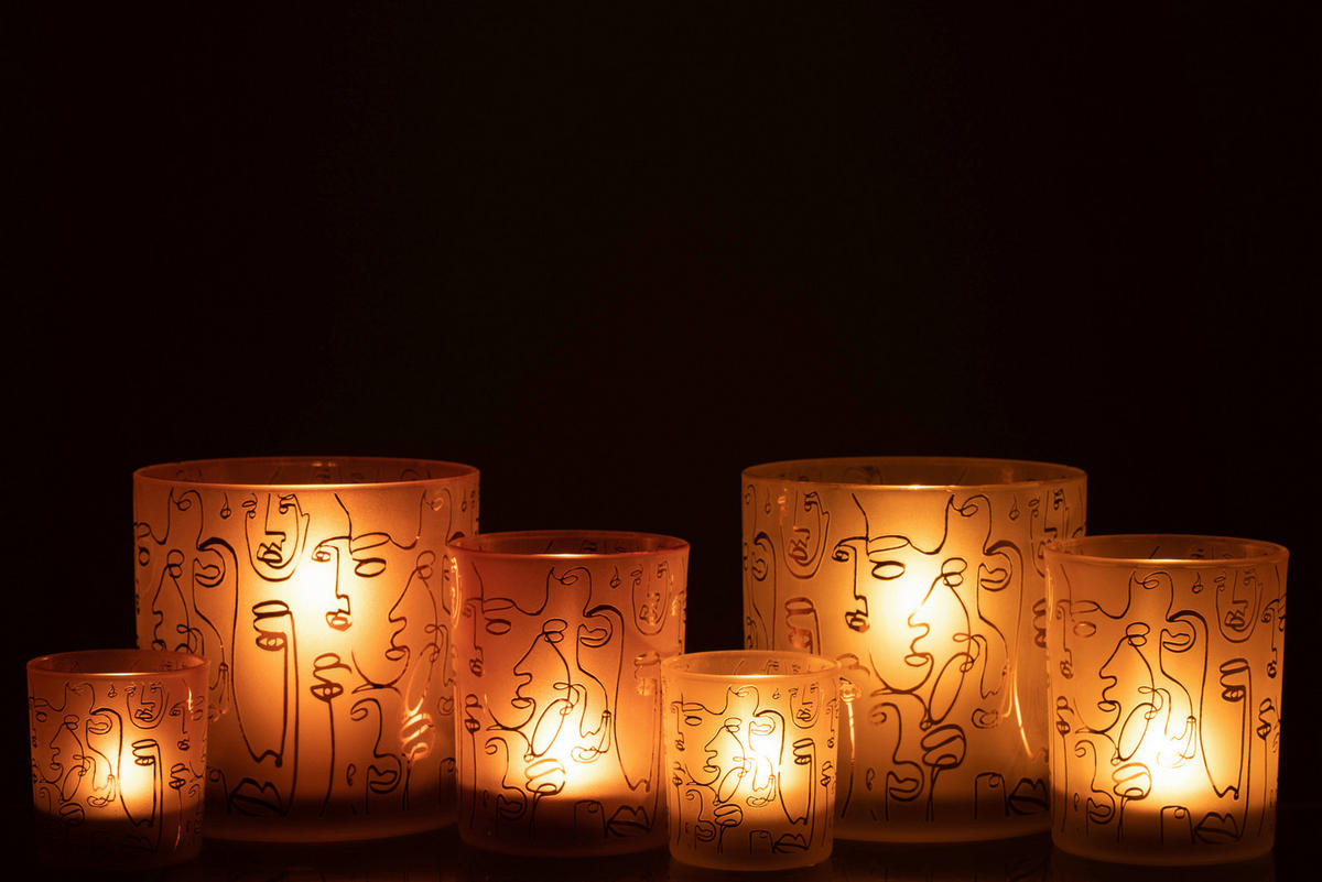 TEELICHTGLAS  - Trend (15/15cm)