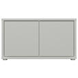 GARDEROBENBANK - Hellgrau/Grau, MODERN, Kunststoff (74,5/41,5/34,9cm) - Carryhome