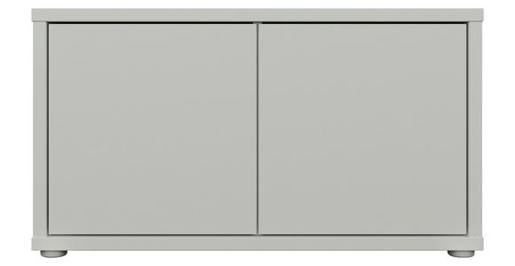 GARDEROBENBANK - Hellgrau/Grau, MODERN, Kunststoff (74,5/41,5/34,9cm) - Carryhome