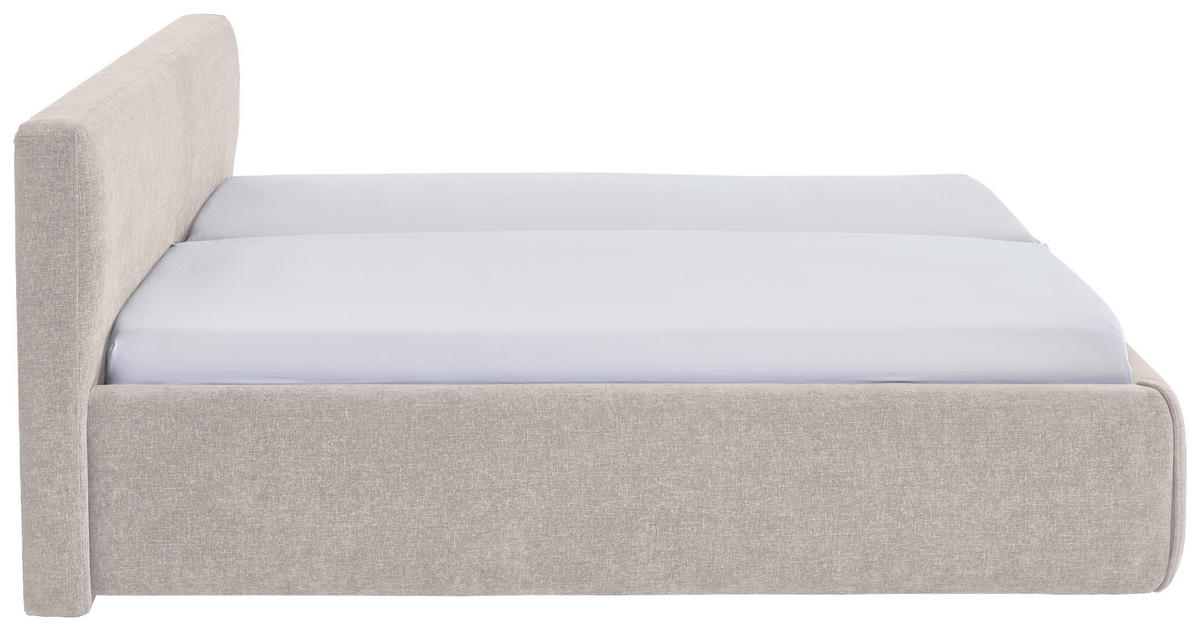 POLSTERBETT 240/200 cm,  in Creme,  - Creme, Design, Textil (240/200cm) - Xora
