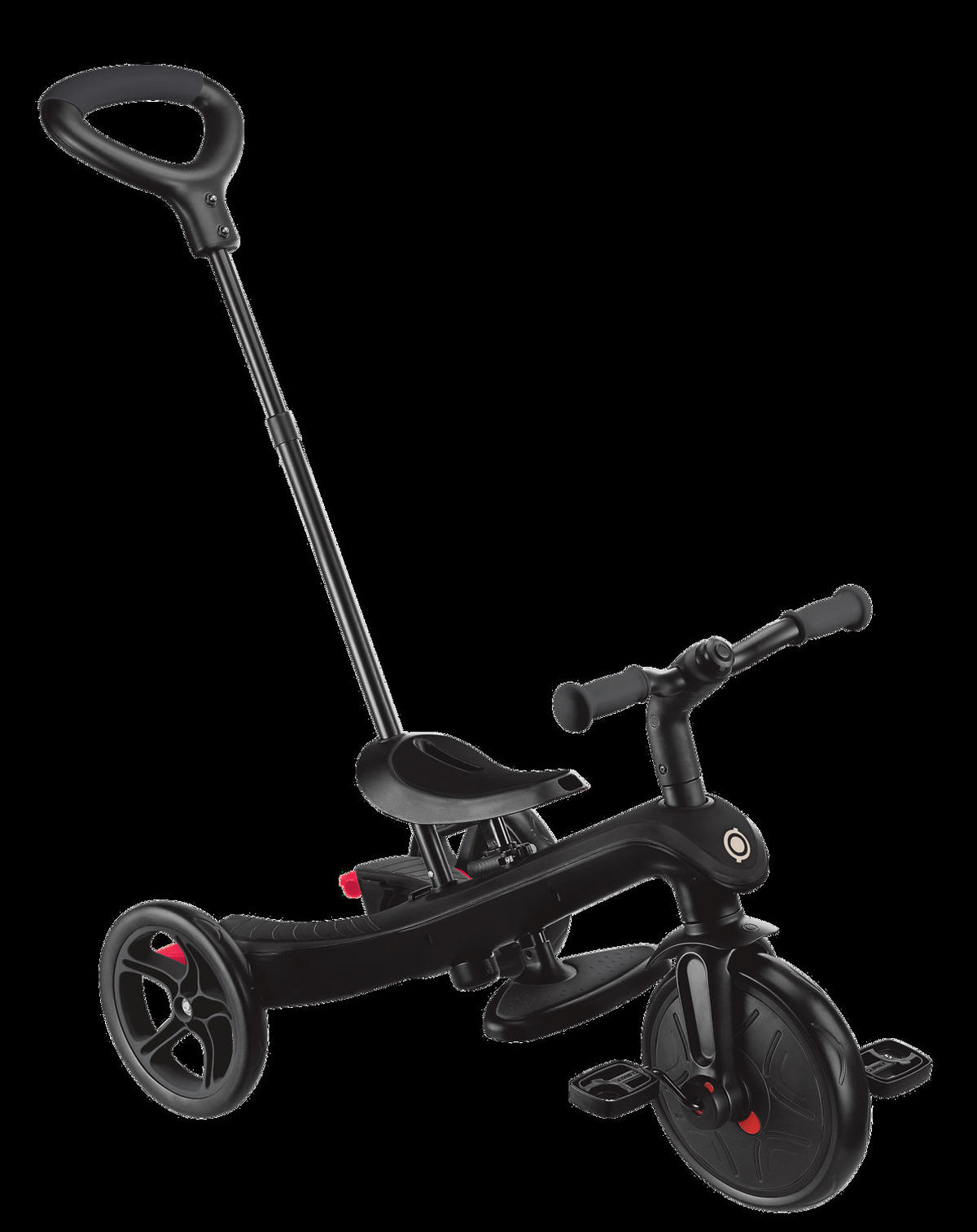 DREIRAD EXPLORER TRIKE 4in1  - Schwarz, Basics, Kunststoff (95/47/97,5cm) - GLOBBER
