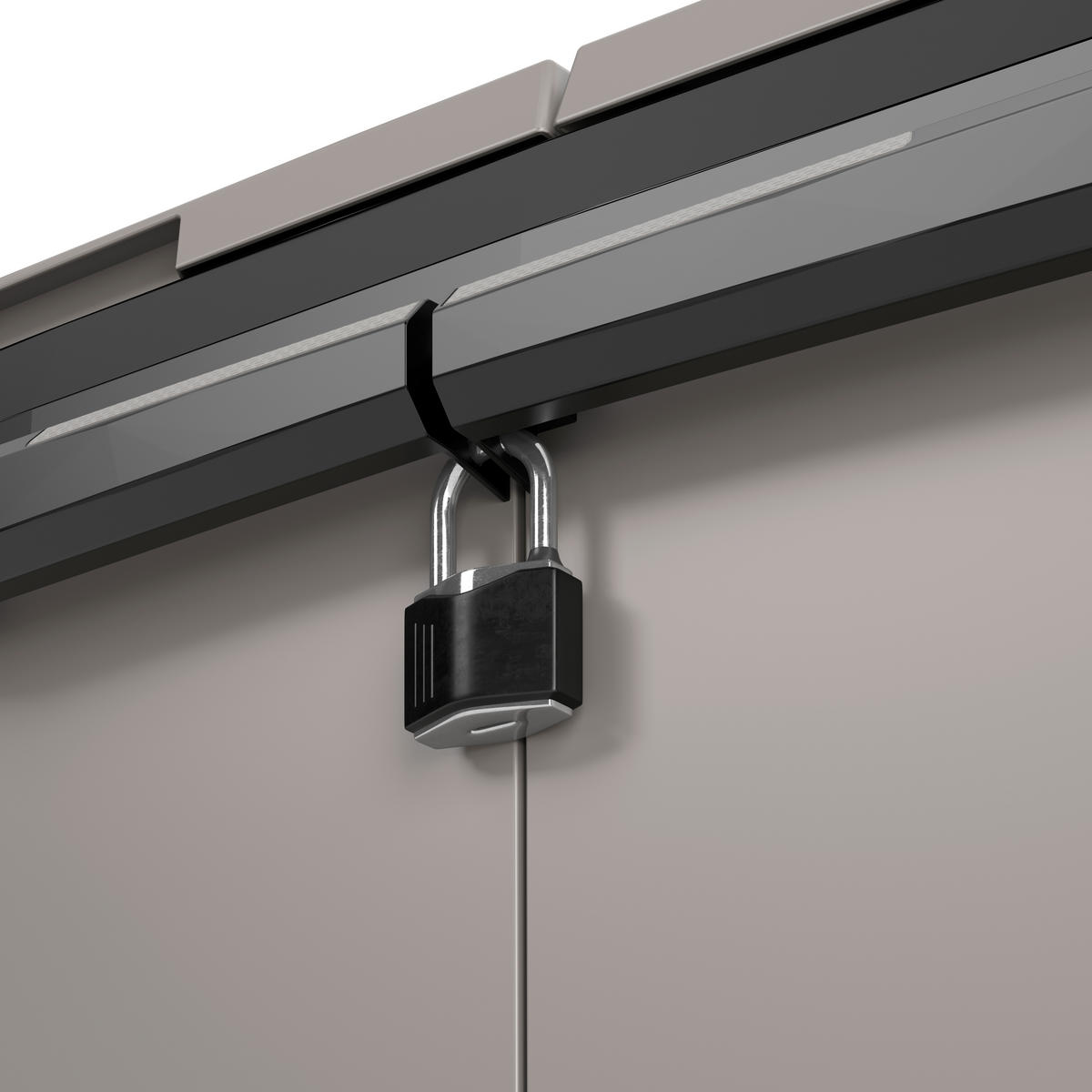 MÜLLSACKSTÄNDER  - Schwarz/Grau, Design, Kunststoff (68/85/39cm) - Keter