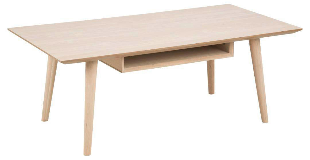 SOFFBORD i trä 120/60/46 cm  - ek Bianco/ekfärgad, Klassisk, trämaterial/trä (120/60/46cm) - Best Price