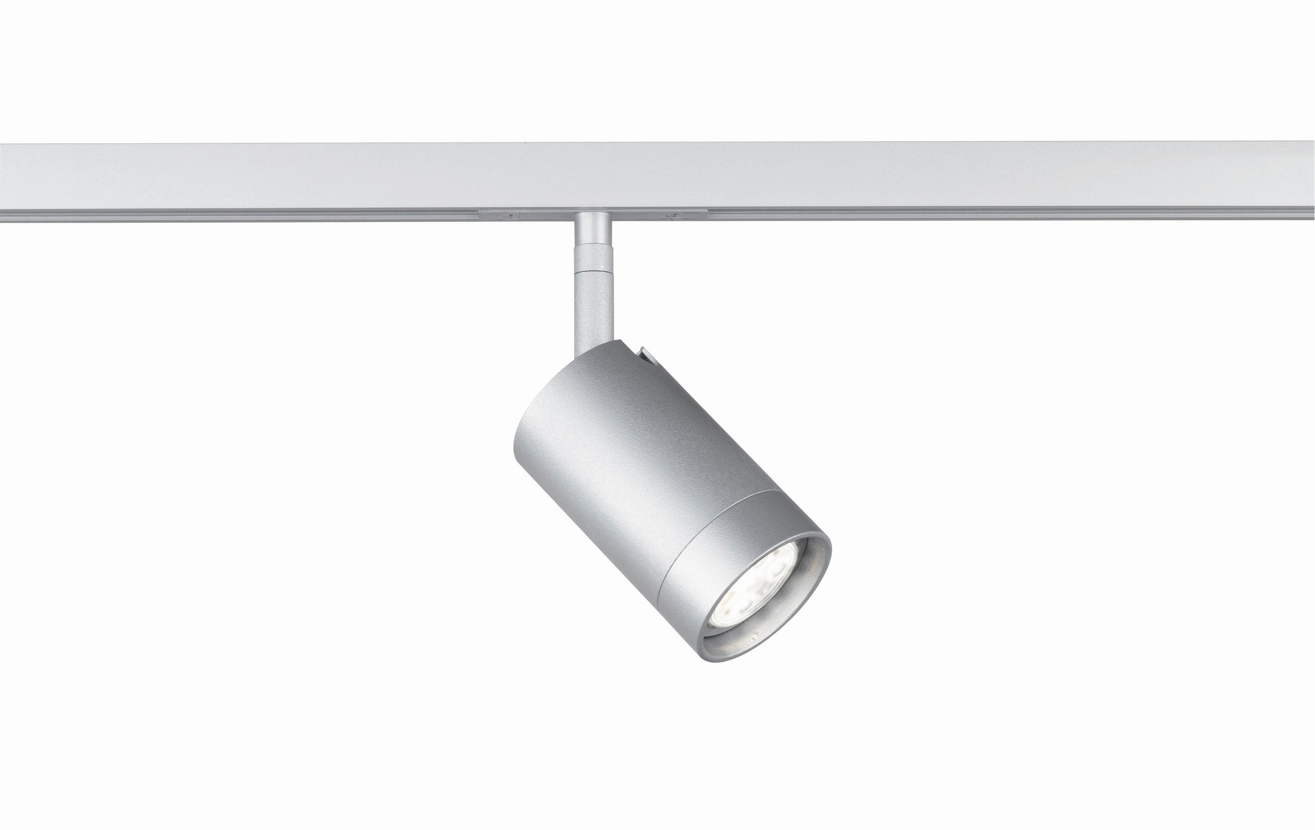 SCHIENENSYSTEM-STRAHLER m6 HV Track 6 5,6/9,5 cm   - Nickelfarben, Design, Metall (5,6/9,5cm) - Fischer & Honsel