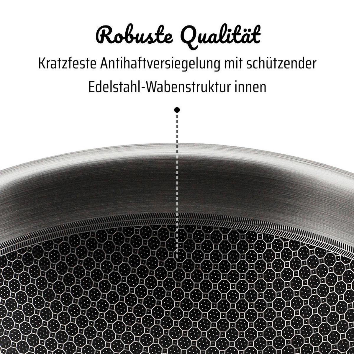 SAUTEUSE - Edelstahlfarben, Basics, Metall (18cm) - GSW