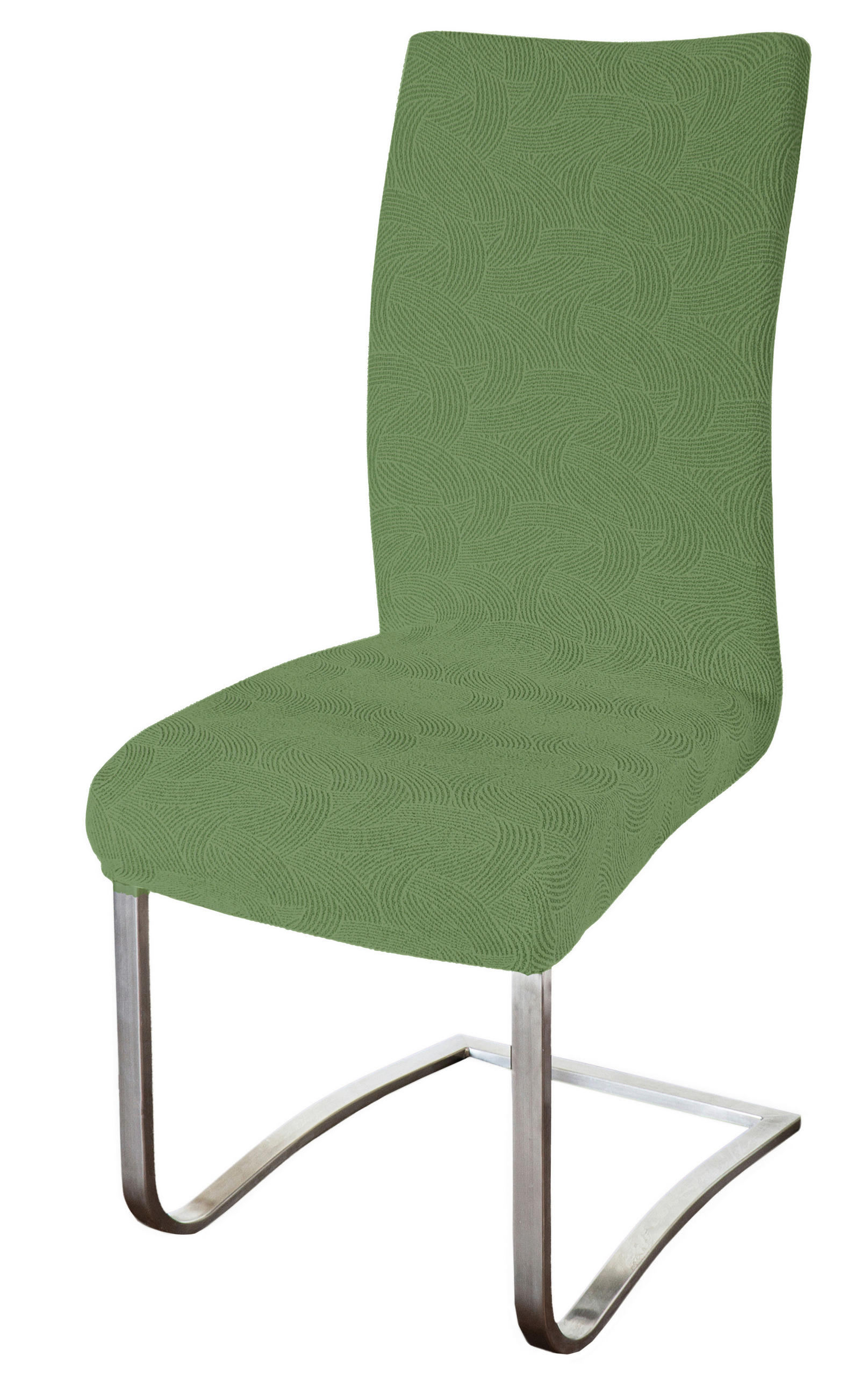 NAVLAKA ZA STOLICU  ANGELINA  - maslinasto zelena, Basics, tekstil (48/48/64cm) - Novel