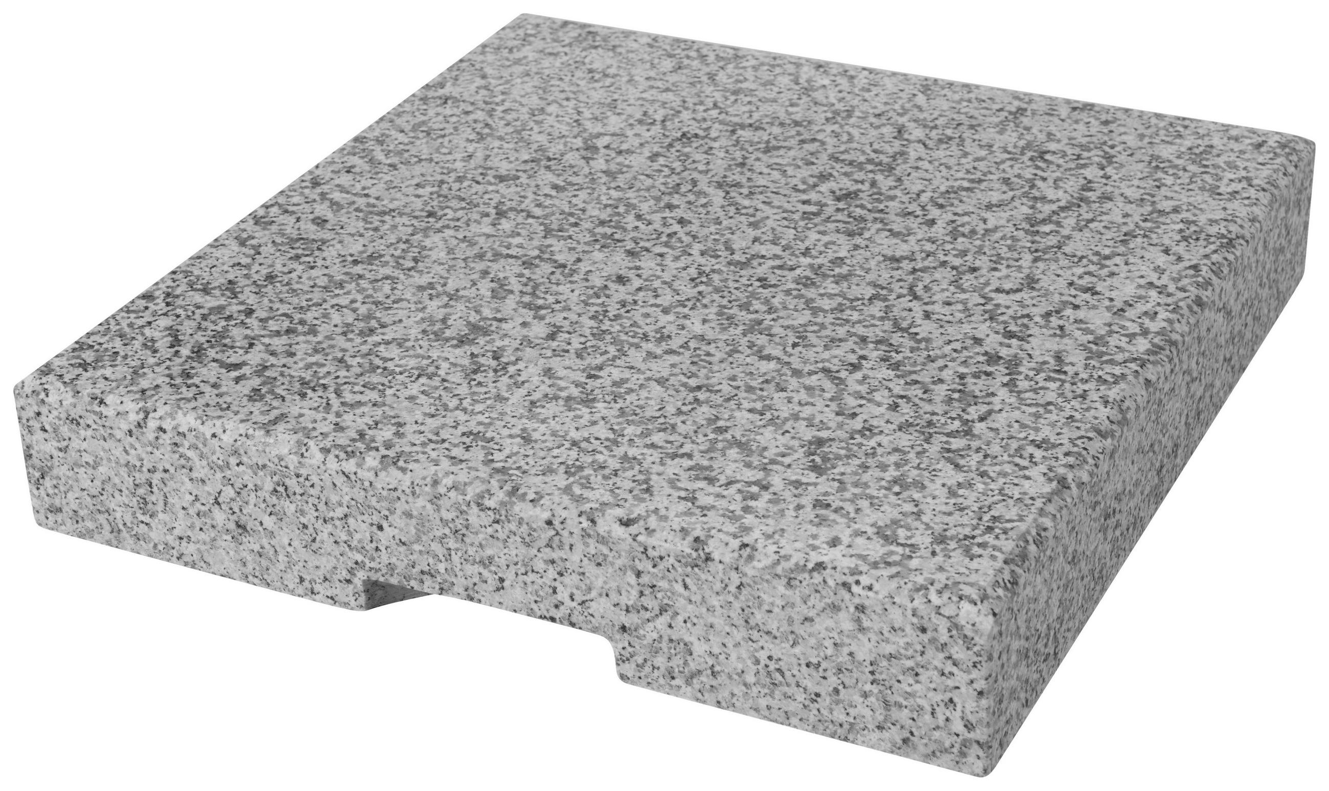 BESCHWERUNGSPLATTE Granit Grau  - Grau, Basics, Stein (50/8/50cm) - Doppler
