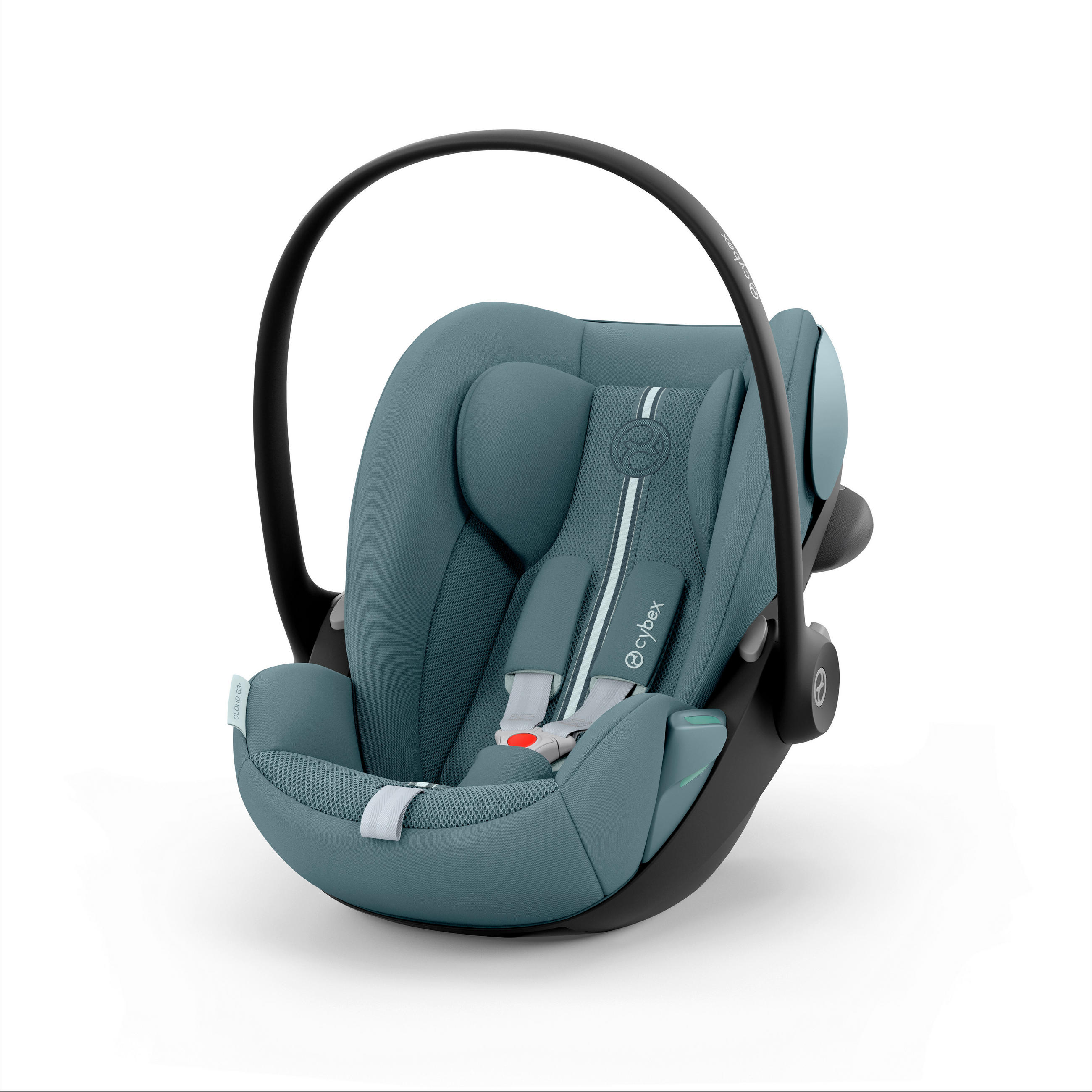 BABYSCHALE  Cloud G3 Plus Stormy Blue  - Hellblau, Basics, Kunststoff/Textil (43,5/35,5-59-5/68,72cm) - cybex GOLD