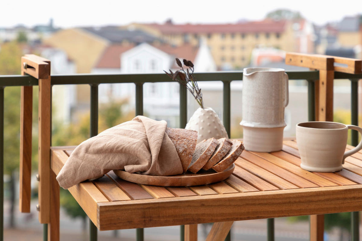 GARTENTISCH 60/45/55 cm  - Akaziefarben, KONVENTIONELL, Holz (60/45/55cm) - Gardenson