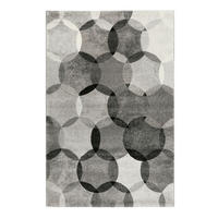 WEBTEPPICH Wohnzimmer 133/200 cm Modernina Grau, Silberfarben, Dunkelgrau, Beige rechteckig  - Dunkelgrau/Beige, Design, Textil (133/200cm) - Esprit