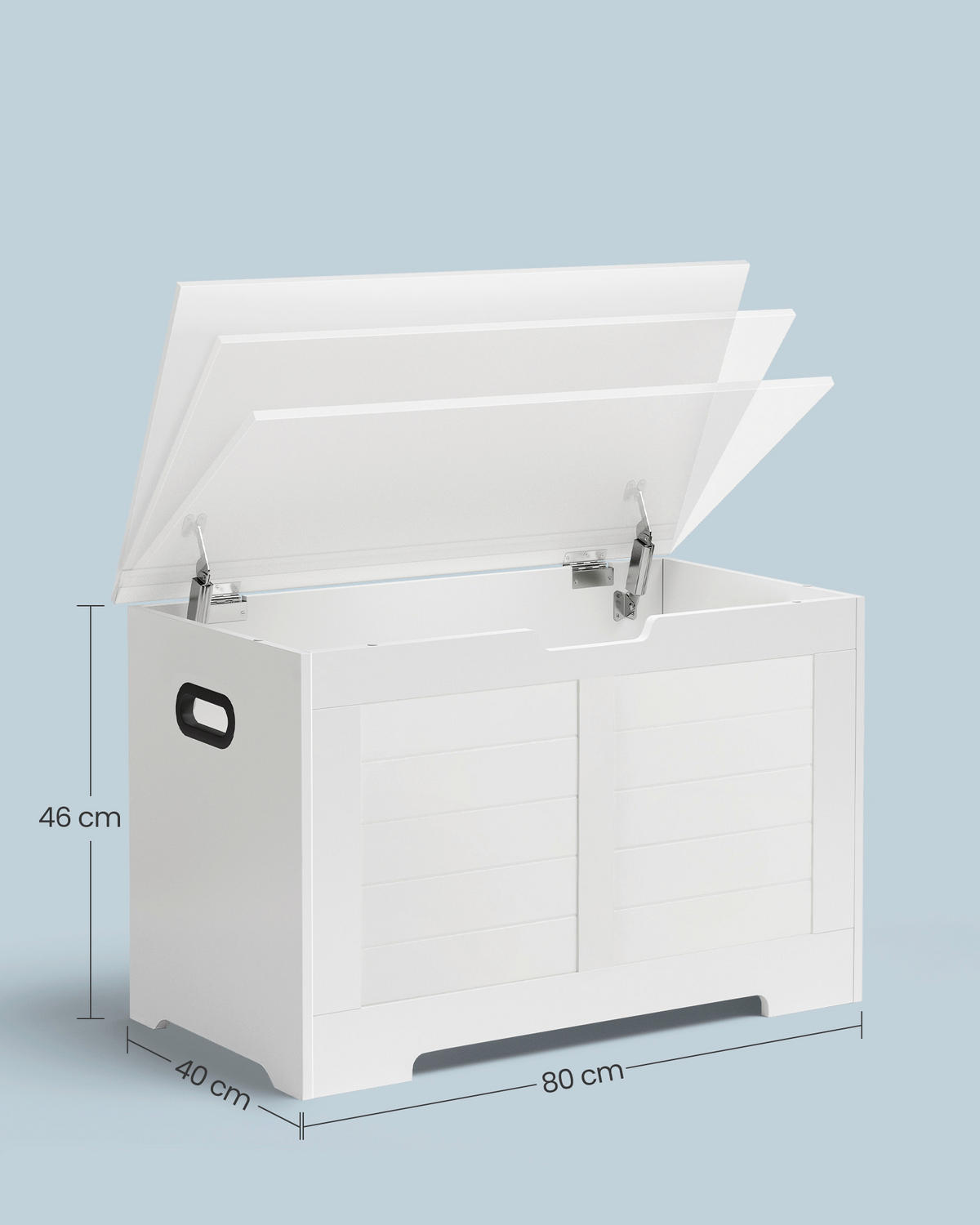 SCHUHBANK Weiß  - Weiß, Trend, Kunststoff (80/46/40cm) - Boxxx