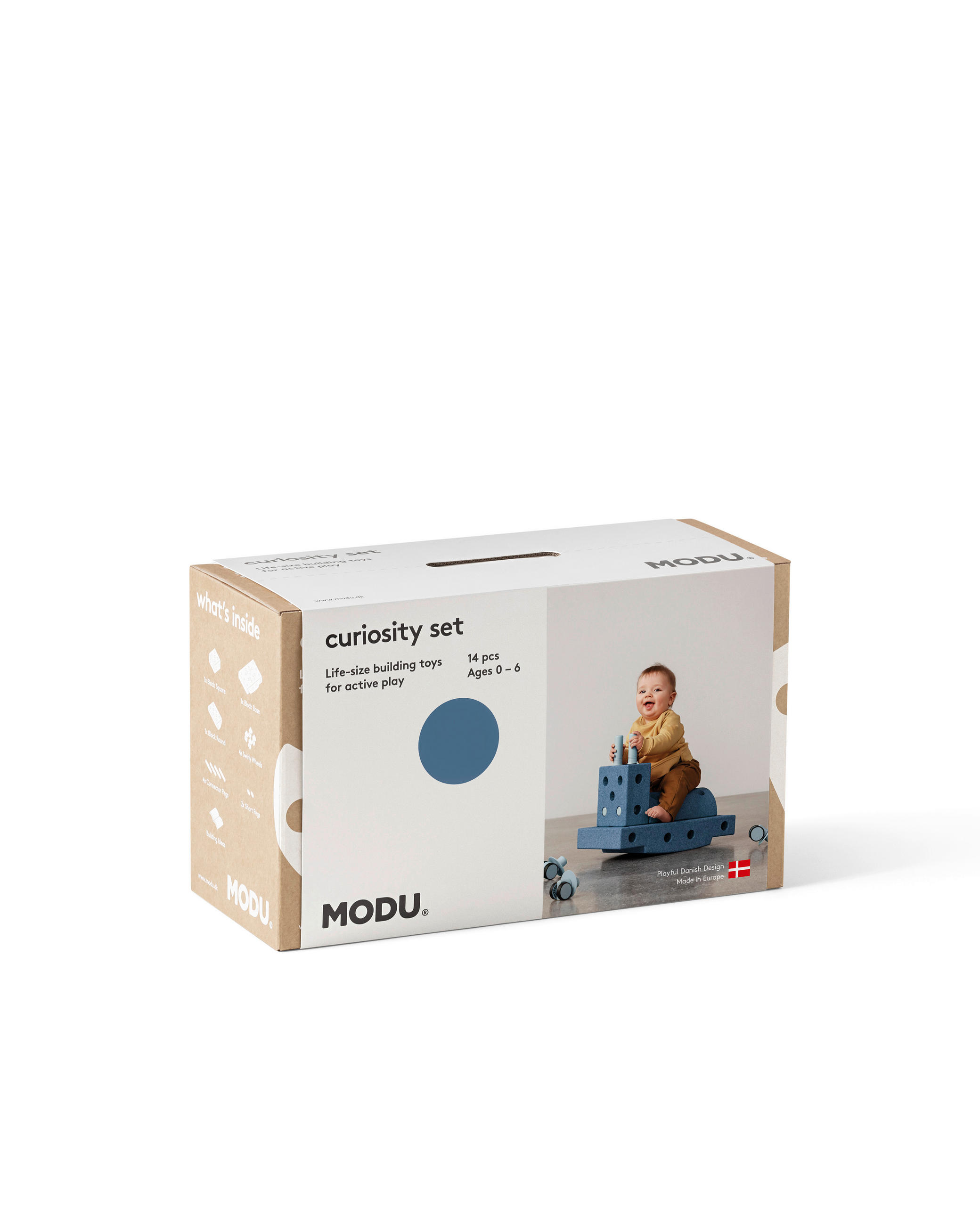KONSTRUKCIJSKA IGRAČA - svetlo modra/temno modra, Basics (50/30/20cm) - MODU