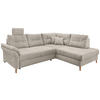 ECKSOFA in Chenille Beige  - Beige/Naturfarben, Modern, Holz/Textil (264/206cm) - Livetastic
