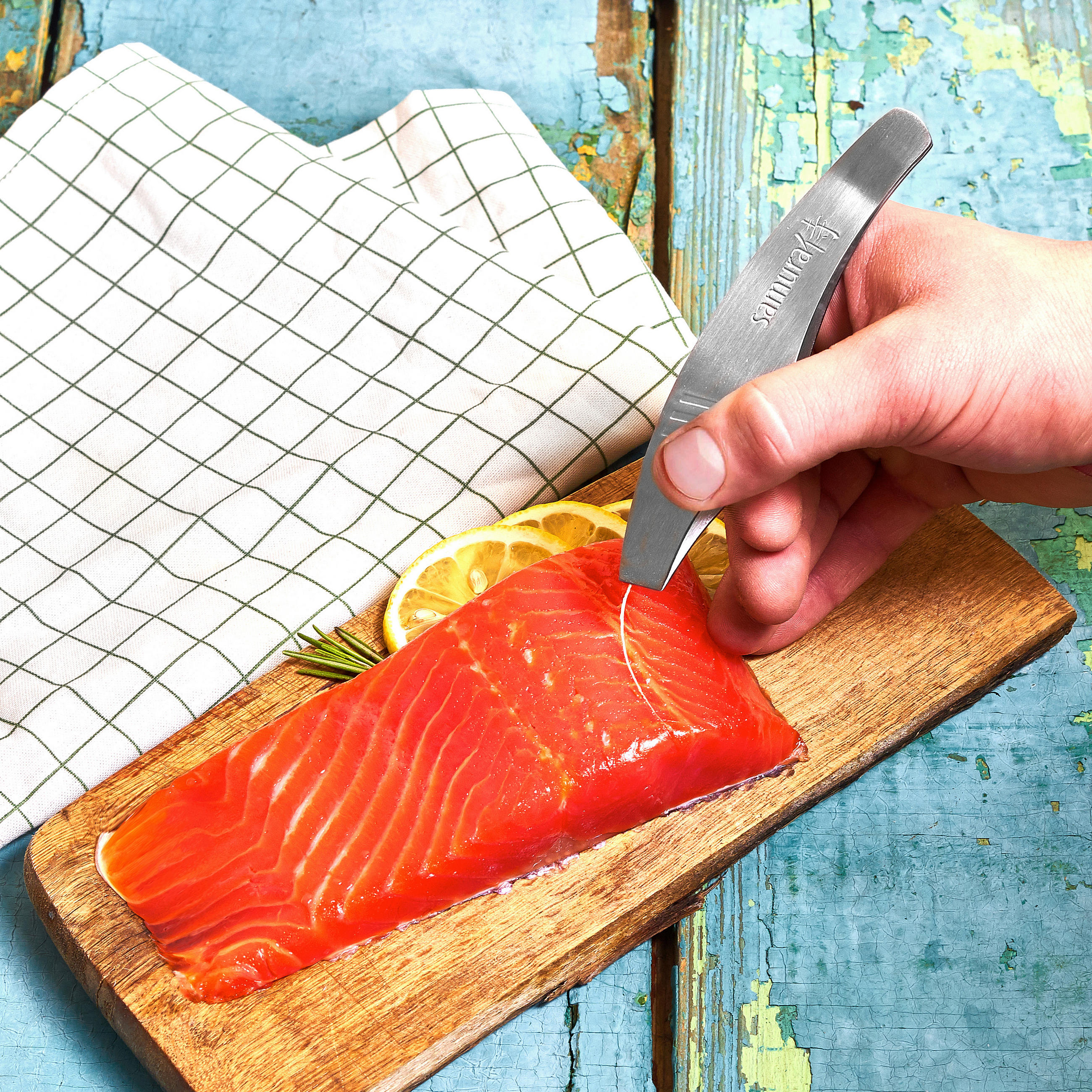 PINCETA ZA RIBJE KOSTI    13/3/2 cm                 - Basics, kovina (13/3/2cm) - Samura