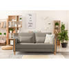 SCHLAFSOFA in Cord Taupe, Buchefarben  - Taupe/Buchefarben, Design, Holz/Textil (174/88/104cm) - Niels Andersson
