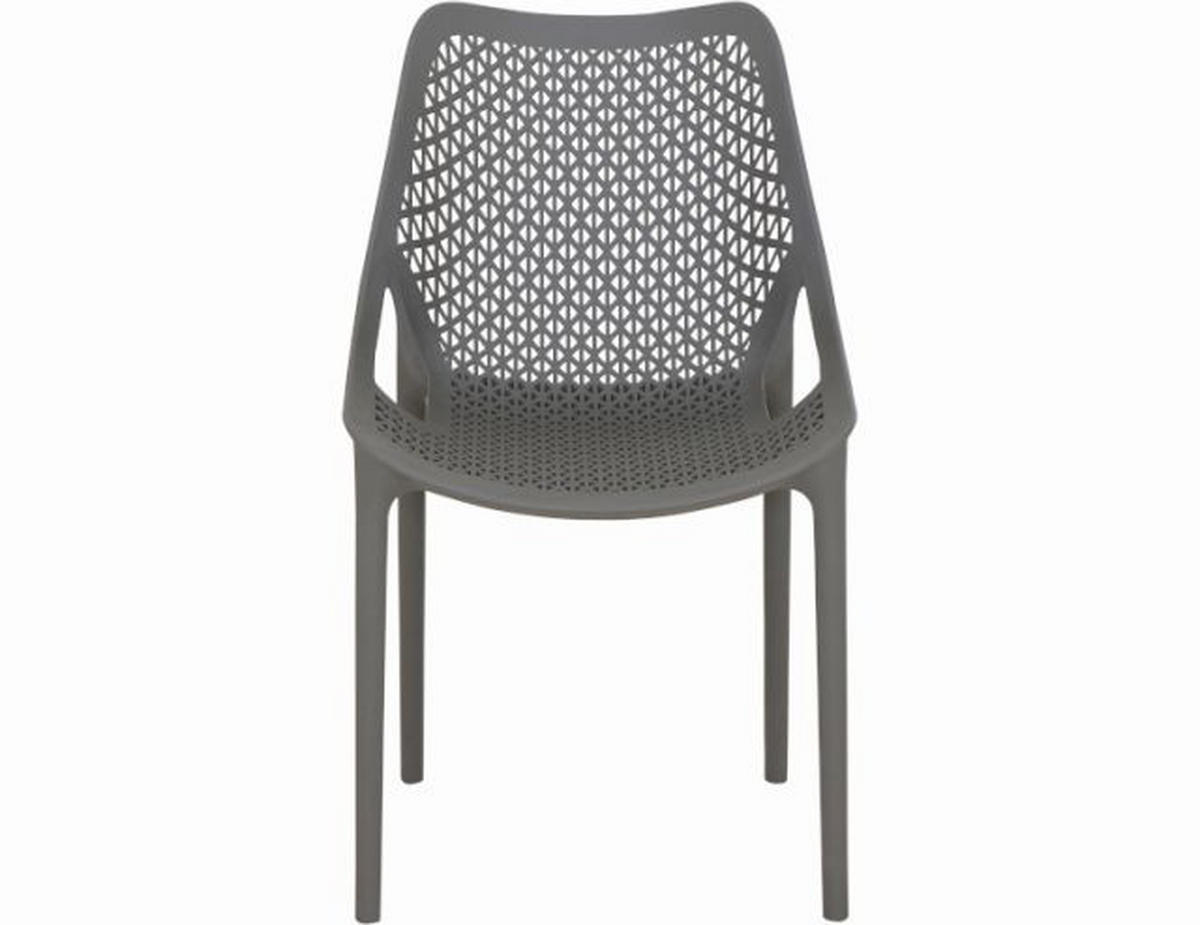 GARTENSTUHL-SET Grau  - Grau, Basics, Kunststoff (60/81/50cm) - Siena Garden