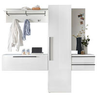 GARDEROBE  in 208/197/35 cm  - Weiß, Design, Holzwerkstoff (208/197/35cm) - Livetastic