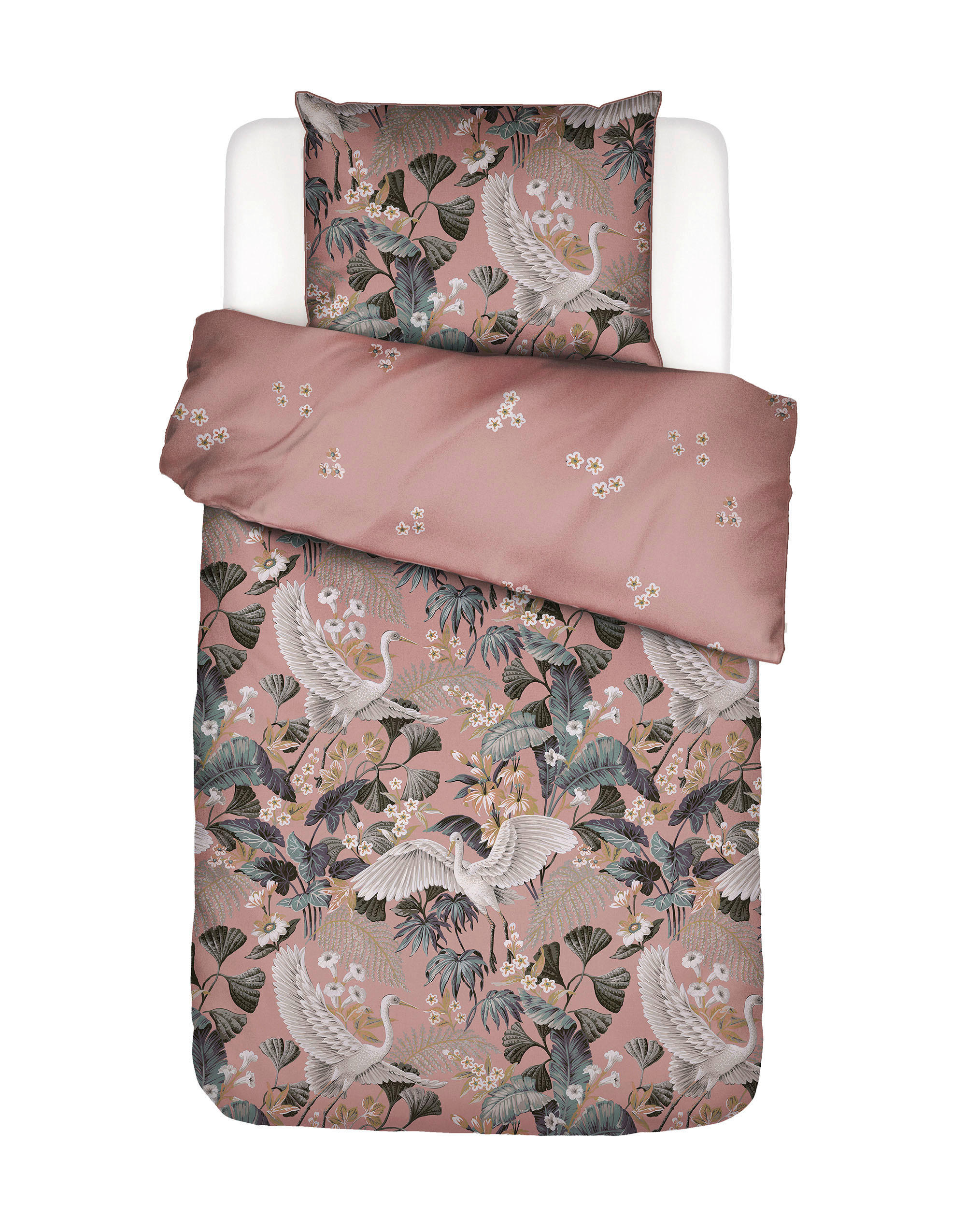 POSTEĽNÁ BIELIZEŇ, satén, pink, 140/200 cm - pink, Design, textil (140/200cm) - Essenza