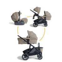 KINDERWAGENSET Versiti Trio Set  - Dunkelgrau/Schwarz, Basics, Textil (65/126/108cm) - JOIE SIGNATURE