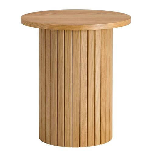 ODKLÁDACÍ STOLEK, dub, barvy dubu - barvy dubu, Natur, dřevo/kompozitní dřevo (40/40/45cm) - home24