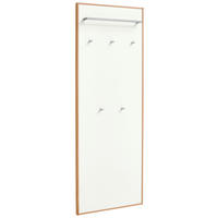 GARDEROBENPANEEL  in 60/170/10 cm  - Eichefarben/Weiß, Design, Holz/Holzwerkstoff (60/170/10cm)