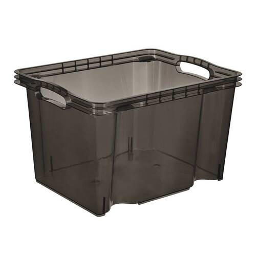 BOX     - Grau, Basics, Kunststoff (35/27/21cm)