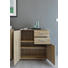 KOMMODE lackiert, melaminharzbeschichtet Eichefarben - Eichefarben/Alufarben, KONVENTIONELL, Holzwerkstoff/Kunststoff (71/78/35cm) - Carryhome KOMMODE lackiert, melaminharzbeschichtet Eichefarben - Eichefarben/Alufarben, KONVENTIONELL, Holzwerkstoff/Kunststoff (71/78/35cm) - Carryhome