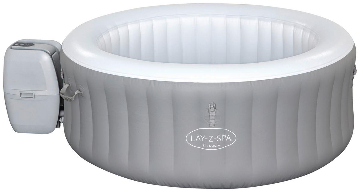 WHIRLPOOL ST. LUCIA 60037 170/66 cm  - Weiß/Grau, Trend, Kunststoff (170/66cm) - Bestway