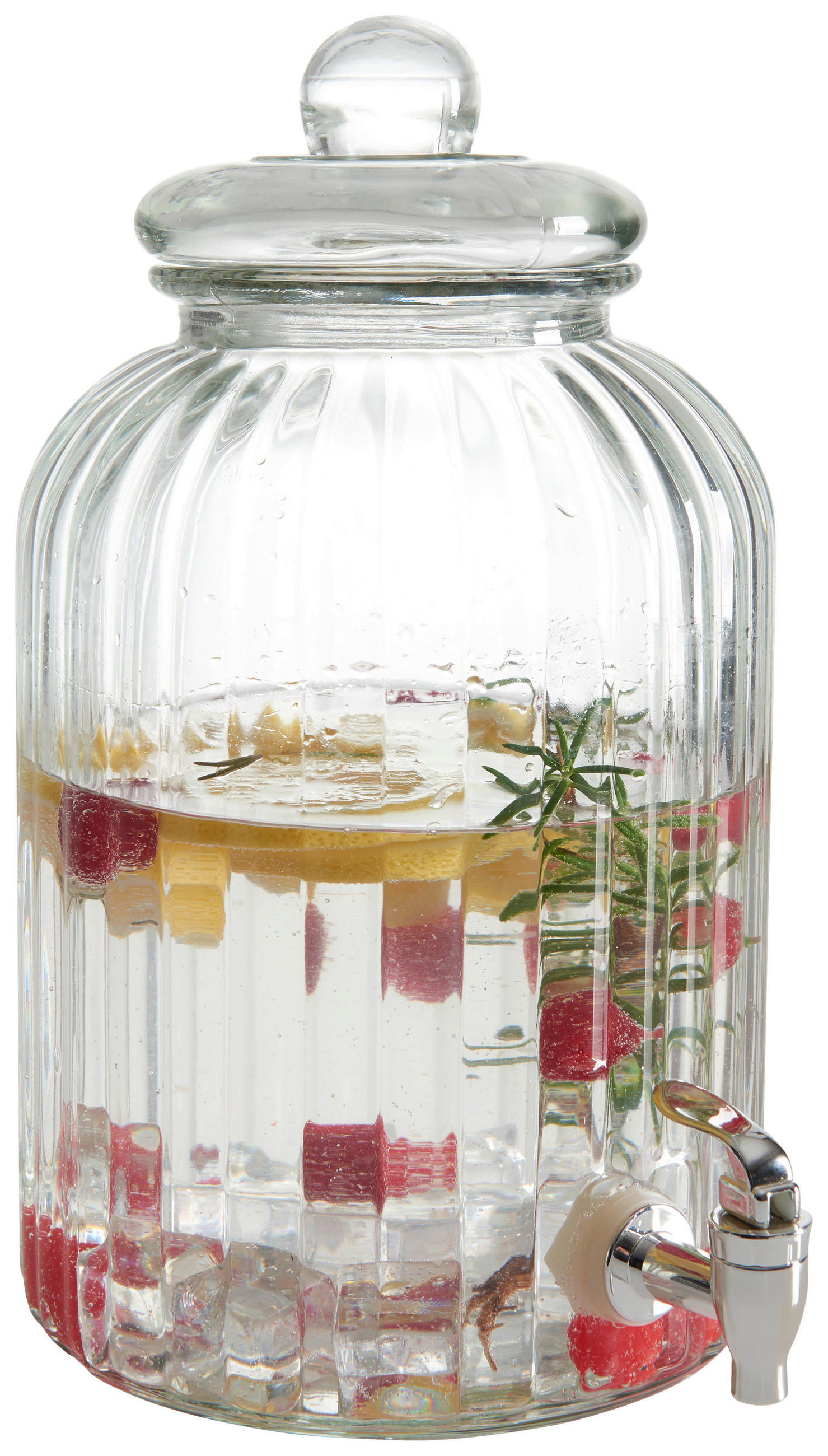 GETRÄNKESPENDER - Klar, Basics, Glas/Kunststoff (4,7l) - Novel