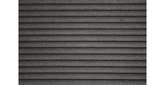 SCHLAFSOFA Taras  mit Stoffauswahl Cord Dunkelgrau  - Dunkelgrau/Schwarz, Design, Kunststoff/Textil (197/77/81cm) - Xora