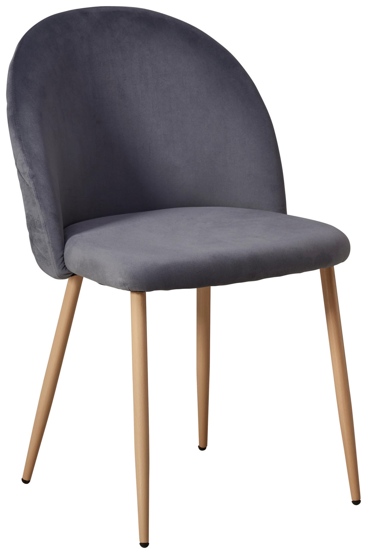 TISCHGRUPPE in Holz, Metall, Textil, Holzwerkstoff Grau, Weiß, Buchefarben  - Buchefarben/Weiß, LIFESTYLE, Holz/Holzwerkstoff (120/51/75/83/80/57cm) - Livetastic