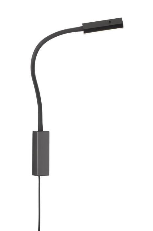 LED-WANDLEUCHTE 35/4/57 cm   - Schwarz, Basics, Metall (35/4/57cm) - Fischer & Honsel