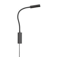 NÁSTĚNNÉ LED SVÍTIDLO, 35/4/57 cm - černá, Basics, kov (35/4/57cm)