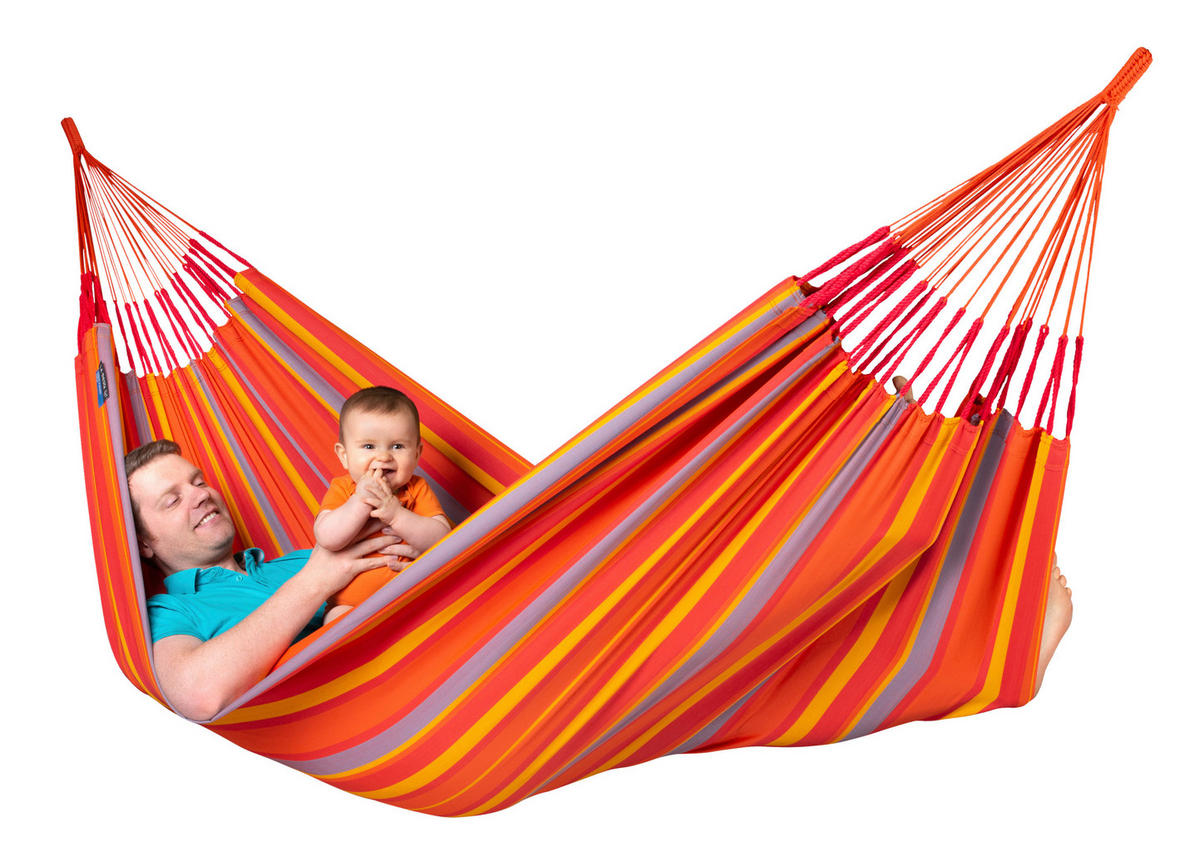HOJDACIA SIEŤ  - oranžová/žltá, Konventionell, textil (160/350cm) - La Siesta