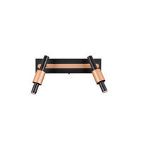 PROIECTOR LED - maro/negru, Basics, metal (38/20/9cm)