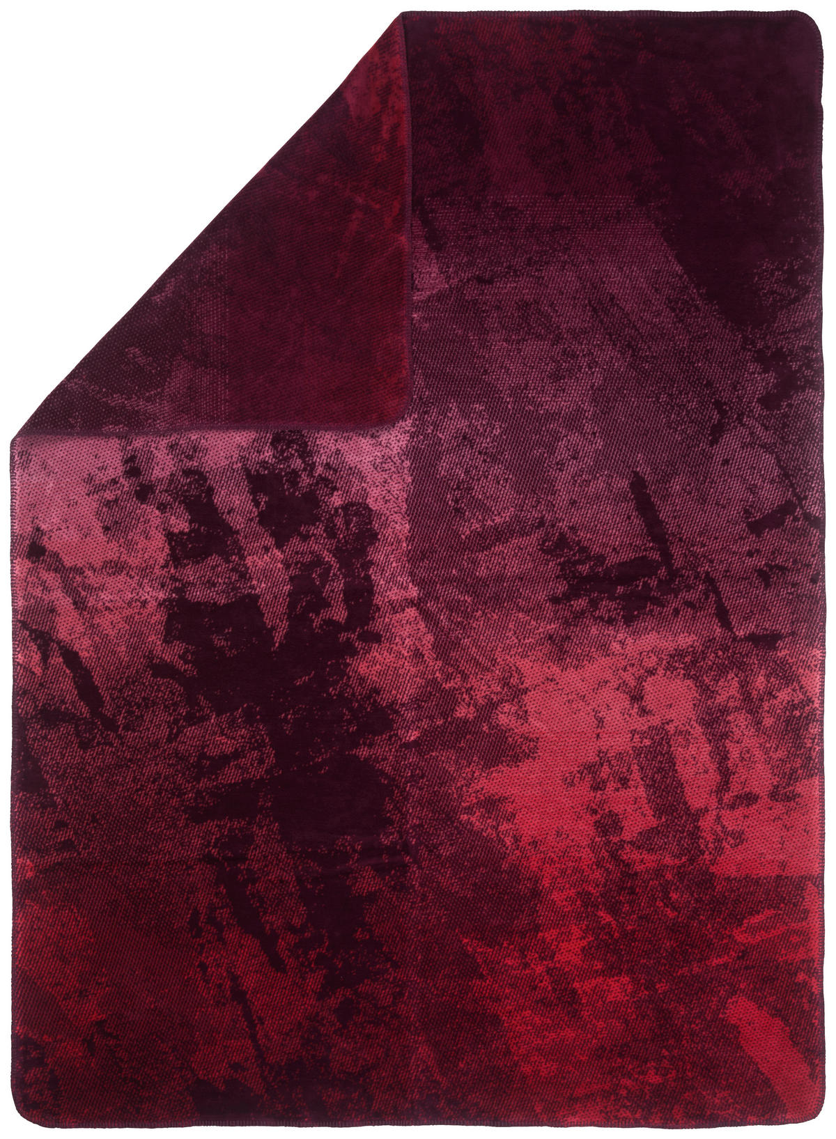 PLÉD, bavlna, 150/200 cm - fialová/červená, Design, textil (150/200cm) - Novel