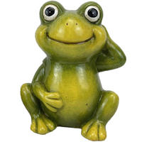 DEKORATIONSGRODA - vit/grön, Lifestyle, keramik (15,5/18,5/12,5cm)