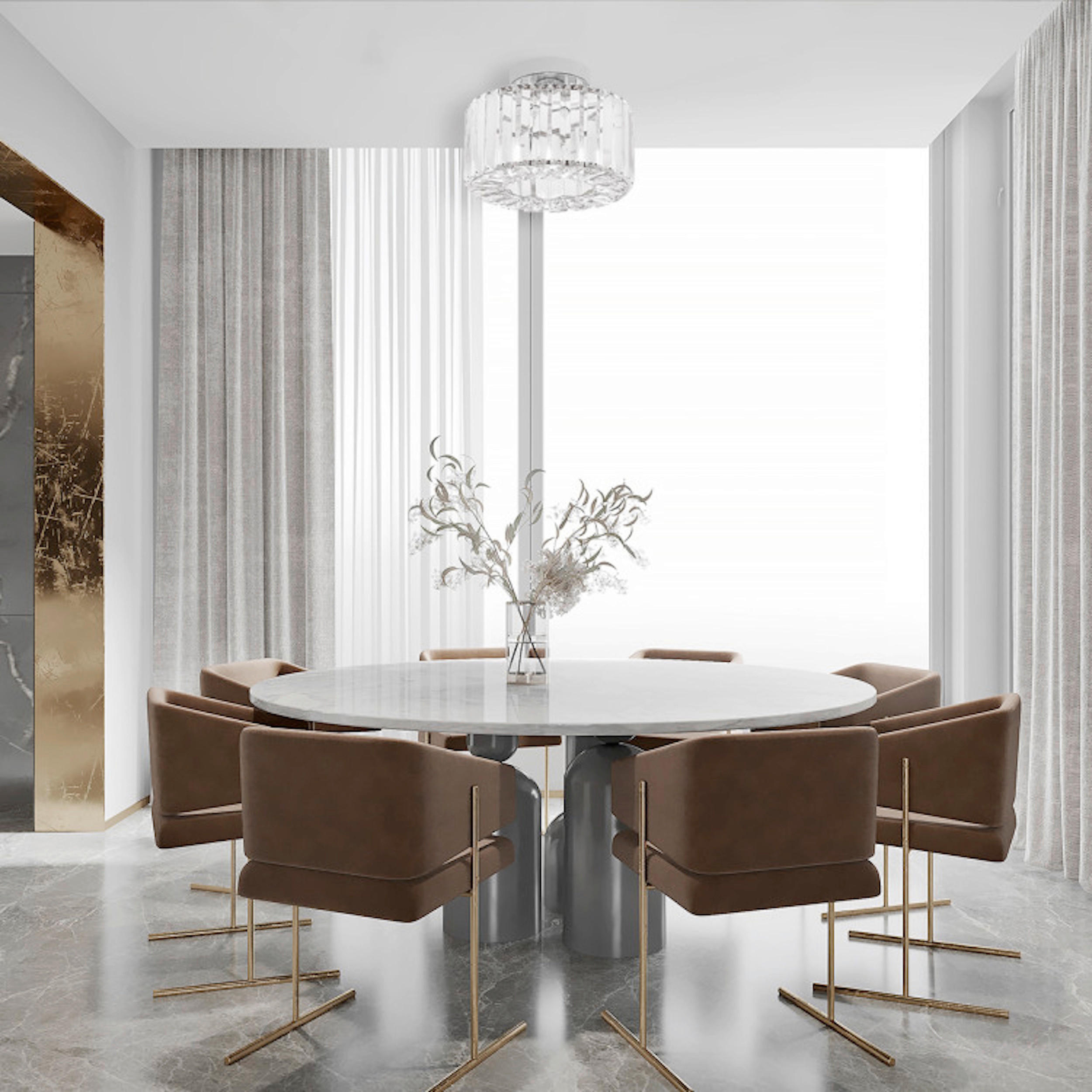 DECKENLEUCHTE     - Chromfarben, KONVENTIONELL, Glas (18.6/24.5/24.5cm)