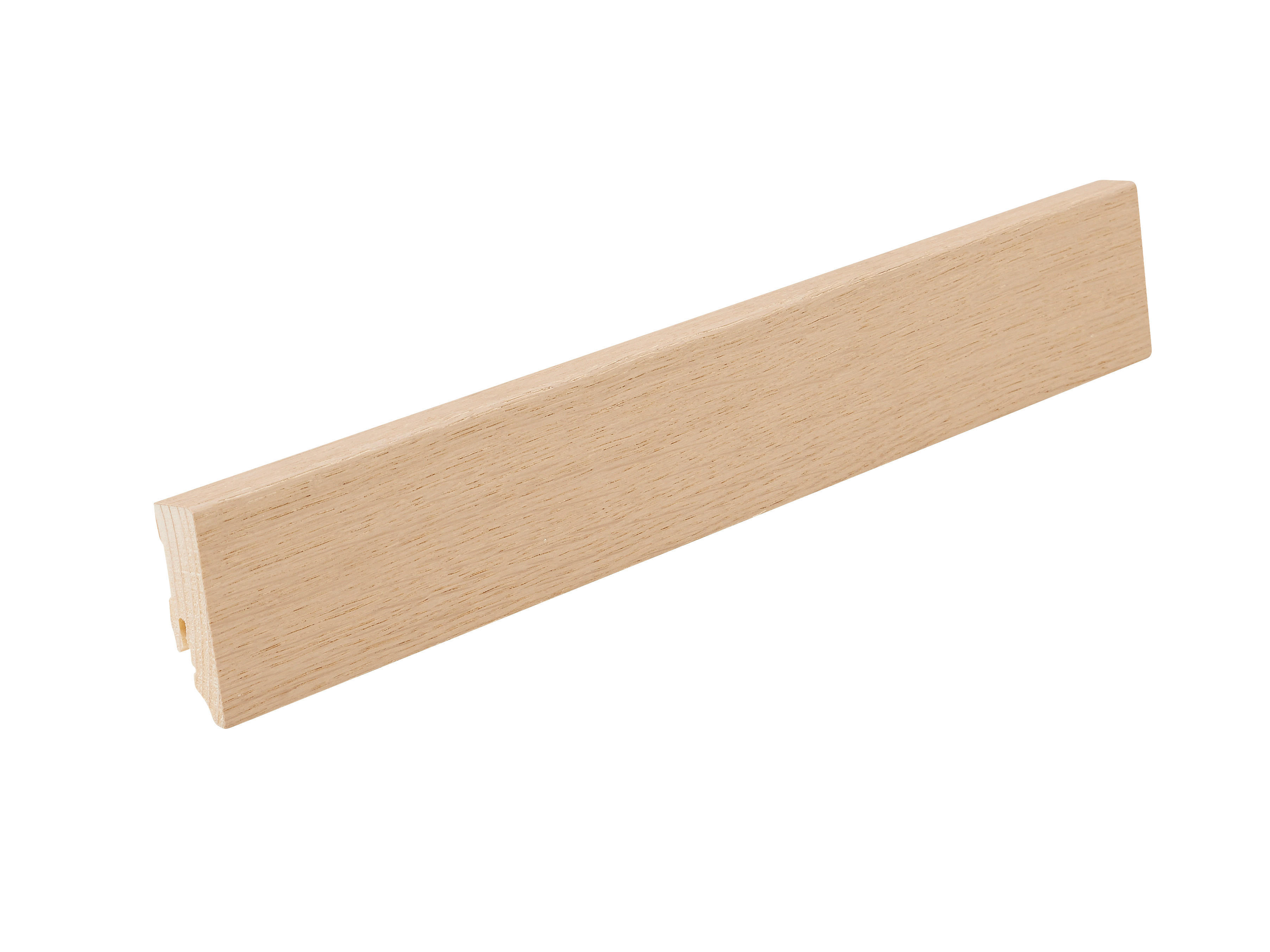 PODSTAVCOVÁ LIŠTA  (za kus)  bílá, barvy dubu - bílá/barvy dubu, Basics, dřevo (1,6/5,8/250cm) - Homeware