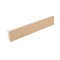 SOCKELLEISTE Weiß, Eichefarben  - Eichefarben/Weiß, Basics, Holz (1,6/5,8/250cm) - Homeware