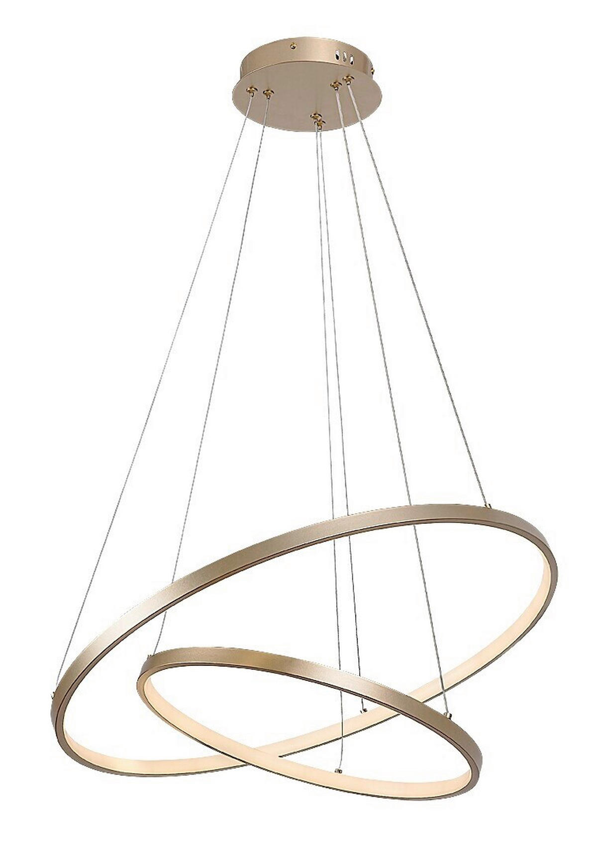 LED LUSTER  60/120 cm      - zlatna, Dizajnerski, metal (60/120cm)