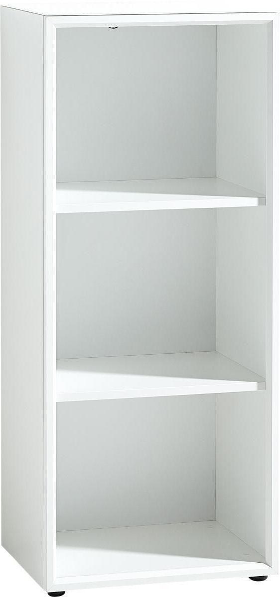 AKTENREGAL Weiß  - Schwarz/Weiß, MODERN, Holzwerkstoff/Kunststoff (50/120/37cm) - Novel