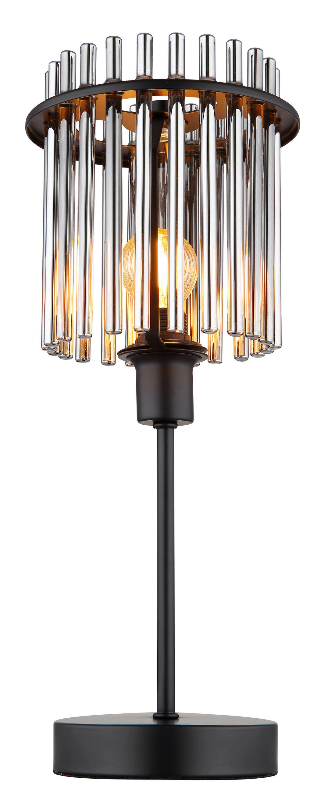 BORDSLAMPA GORLEY 15/37,5 cm   - grå/svart, Trend, metall/glas (15/37,5cm)