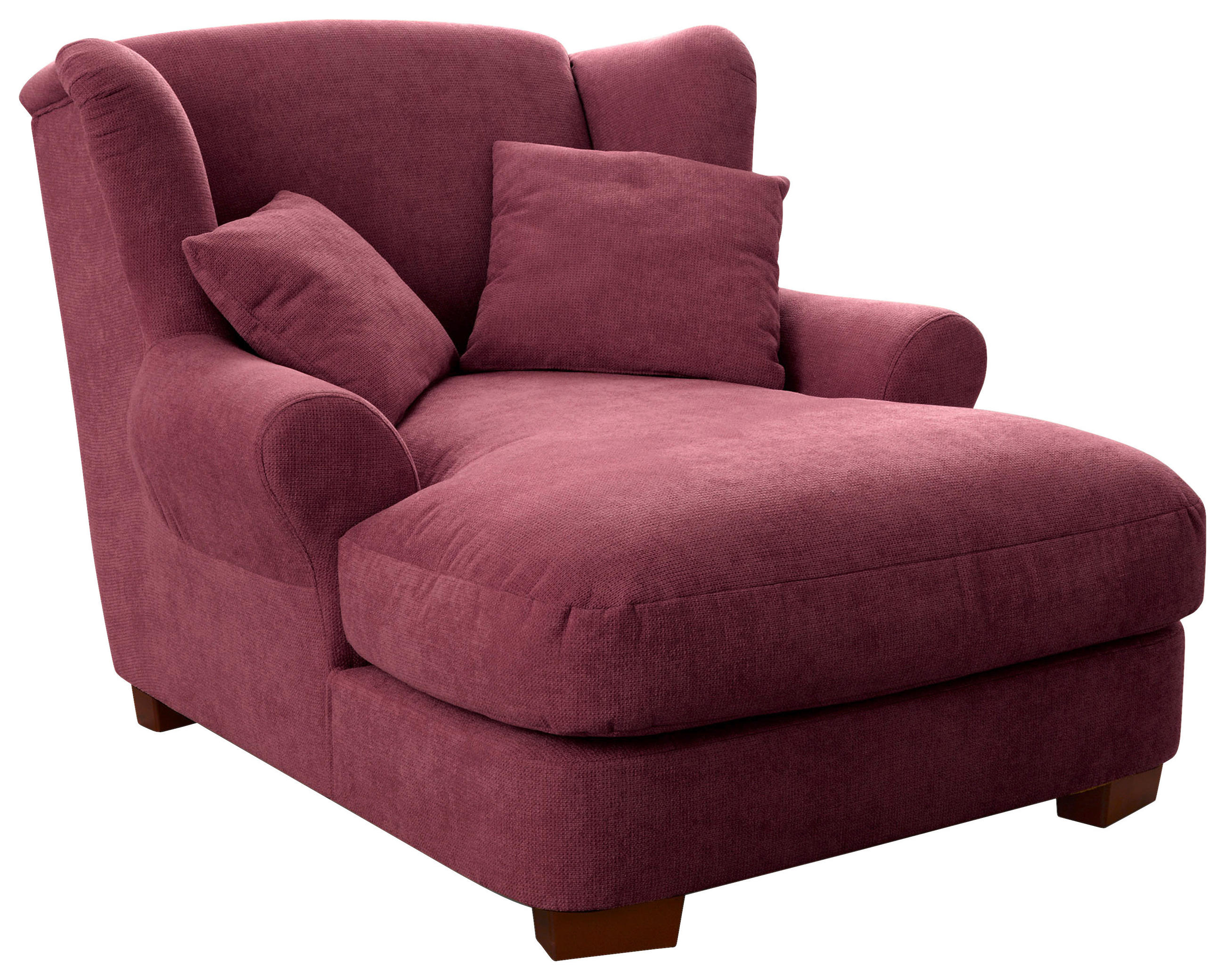 Sit & More XXL KŘESLO, textil, tmavě červená