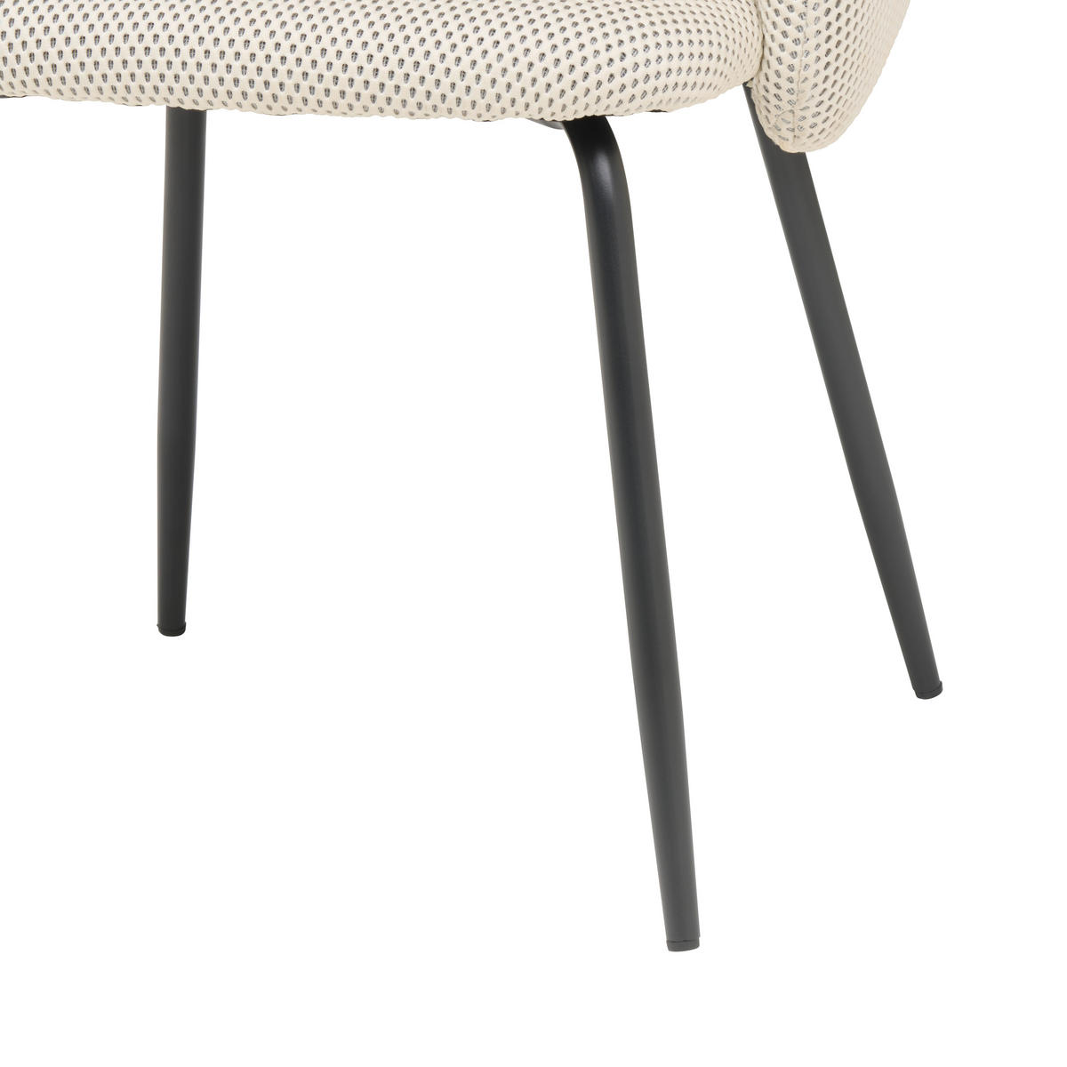 ŽIDLE S PODRUČKAMI, železo, síťovina, krémová - černá/krémová, Moderní, kov/textil (58/80/60cm) - MID.YOU