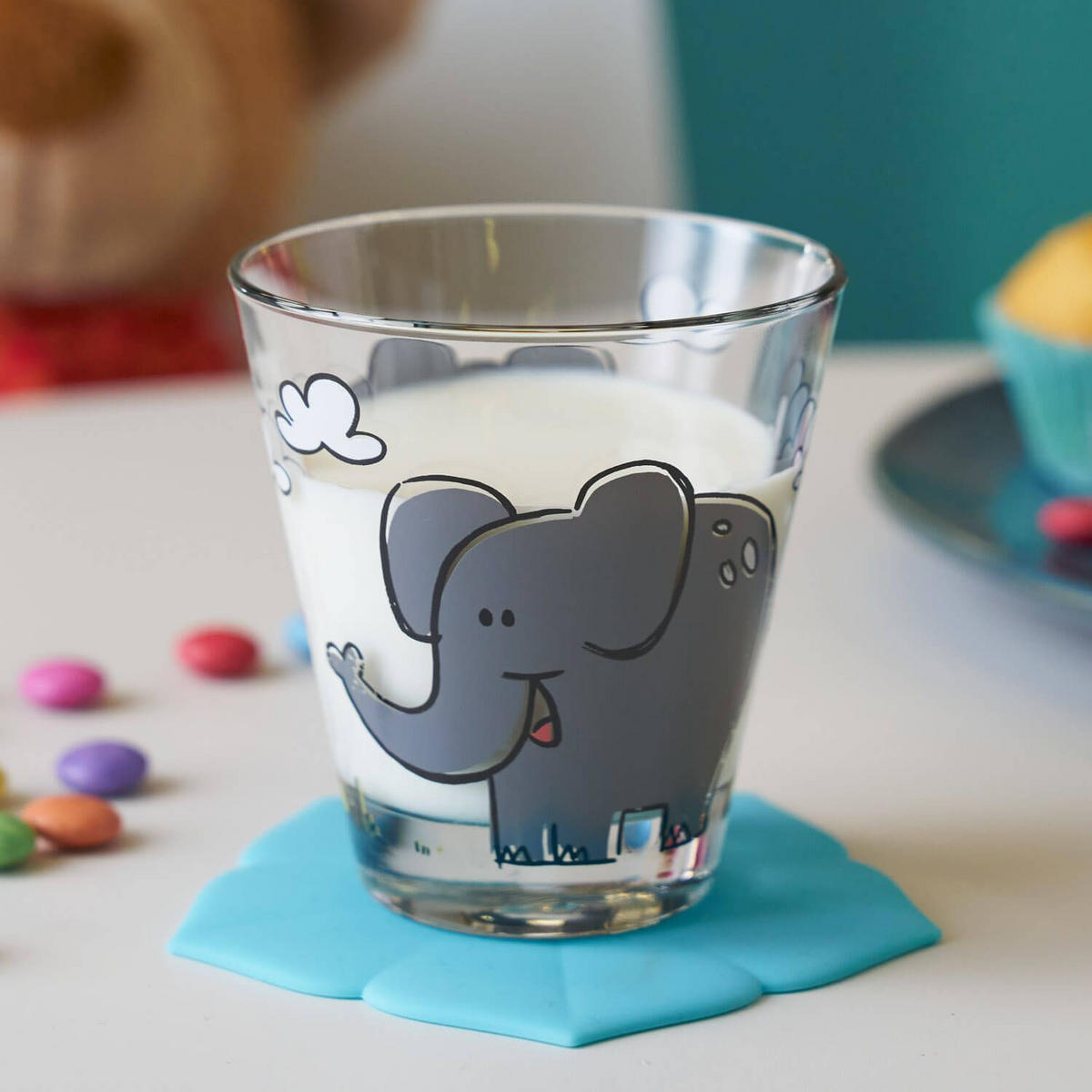 KINDER-GLÄSERSET Bambini 6-teilig  - Transparent, Trend, Glas (8,50/9,00/8,50cm) - Leonardo