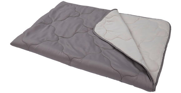 SOMMERDECKE 140/200 cm Sedona - Weiß/Grau, KONVENTIONELL, Textil (140/200cm) - Sleeptex