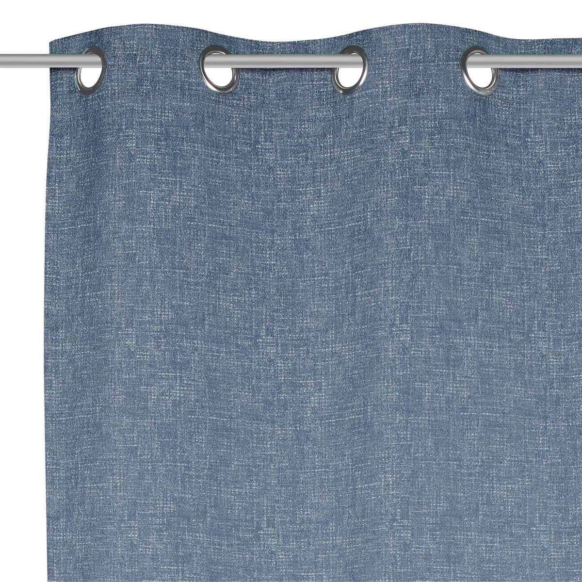 ÖSENSCHAL Gent blickdicht 135/250 cm   - Hellblau, Design, Textil (135/250cm) - Ambiente
