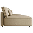 ECKSOFA Beige Webstoff Zierkissen, Rückenkissen, Rücken echt  - Beige/Schwarz, MODERN, Kunststoff/Textil (153/200cm) - Xora